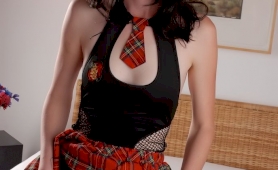 Young tranny mandy mitchell posing as a schoolgirl