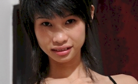 Slim and super sexy asian ladyboy showing off her body