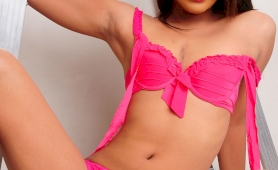 Alvina pink bikini
