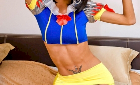 Ladyboy mint is an extremely naughty snow white