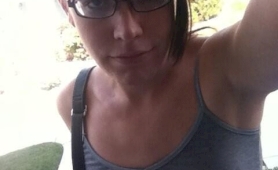 Ts trap with glasses and cute smile jennifer noble selfshot pics
