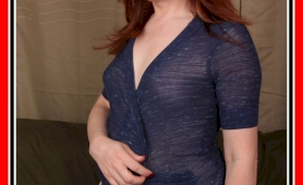 Cute nerdy redhead chick with a dick